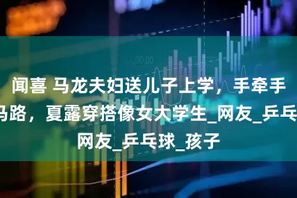 闻喜 马龙夫妇送儿子上学，手牵手甜蜜压马路，夏露穿搭像女大学生_网友_乒乓球_孩子