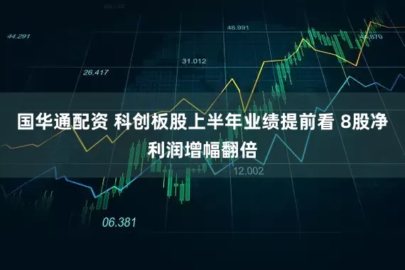 国华通配资 科创板股上半年业绩提前看 8股净利润增幅翻倍